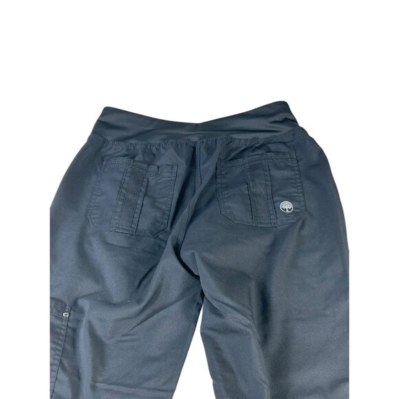 Purple Label Yoga by Healing Hands Pants Black Women's XST Stretch Scrubs Cargo - Picture 10 of 14